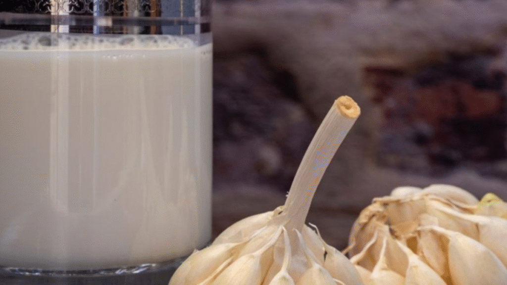 benefits of drinking garlic milk at night