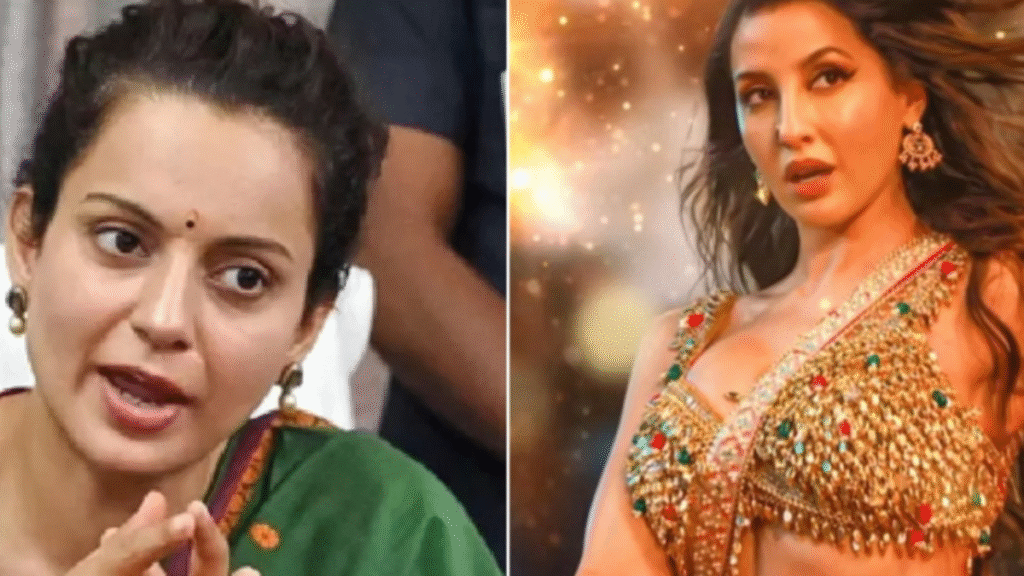 Kangana Ranaut raised questions on Nora Fatehi's song, controversy escalated