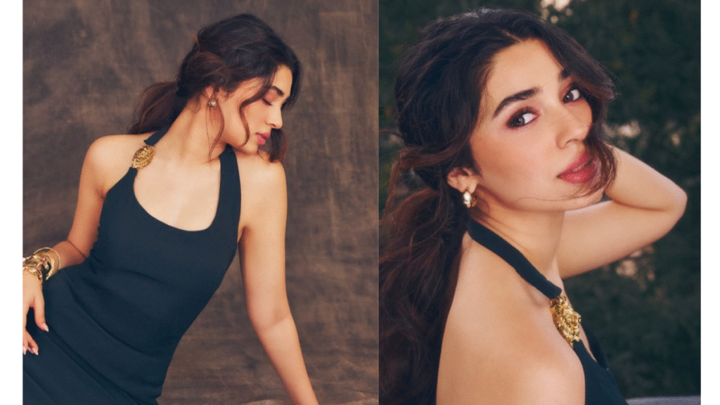 Krithi Shetty's elegant black look is the talk of the town, fans praise it.