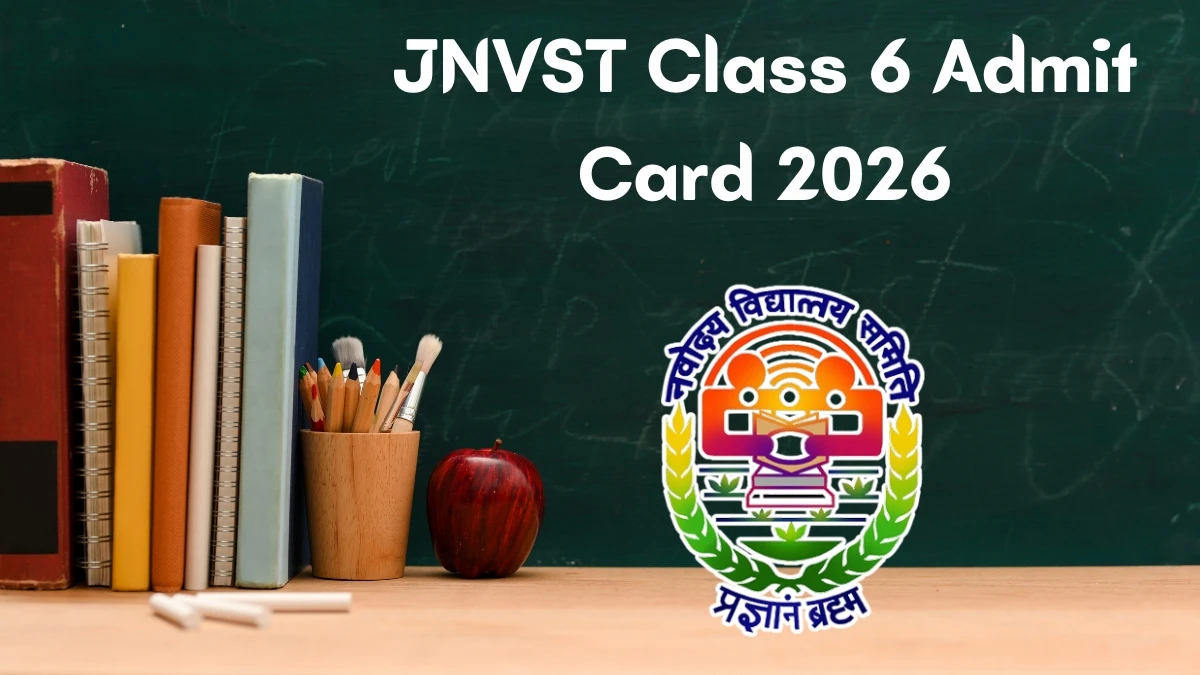 Student holding JNVST Class 6 Admit Card 2026 downloaded from NVS website