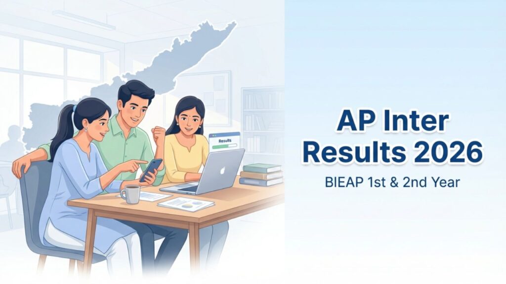 BIEAP student checking AP Inter Results 2026 on official website
