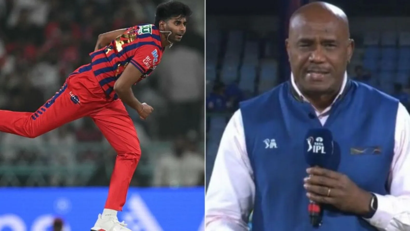 Ian Bishop defending Mayank Yadav during IPL 2026 return match for LSG