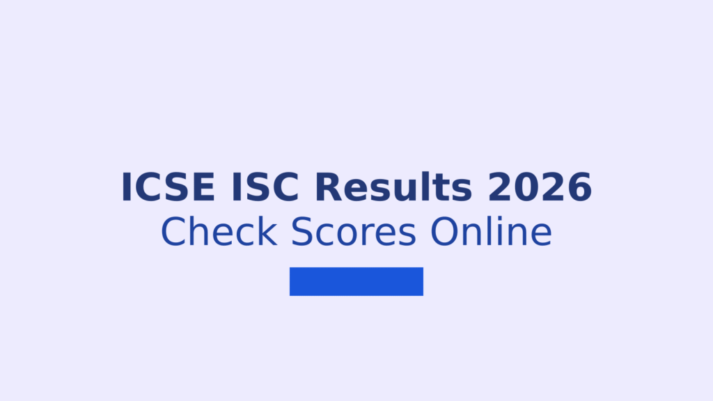 ICSE Class 10 Result 2026 marksheet and scorecard login window interface