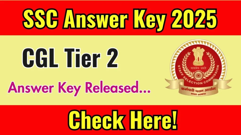 SSC CGL 2025 Tier 2 Result and official cutoff list announcement on SSC website.