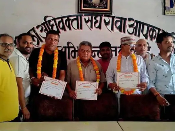 Rajendra Pandey elected president of Rewa Bar Association for the seventh consecutive time