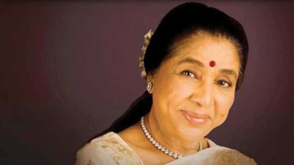 Indian music icon Asha Bhosle-