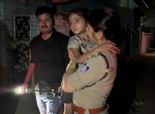 Police found the missing 7-year-old within an hour.