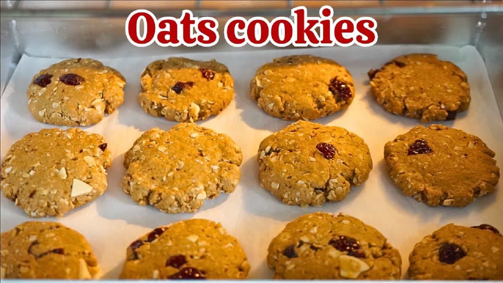 How To Make Healthy-Crispy Oats Biscuits At Home-