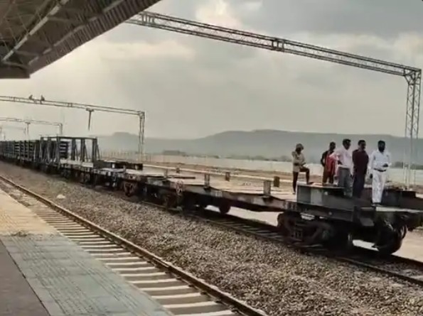 Successful trial of train till Churhat station in Sidhi