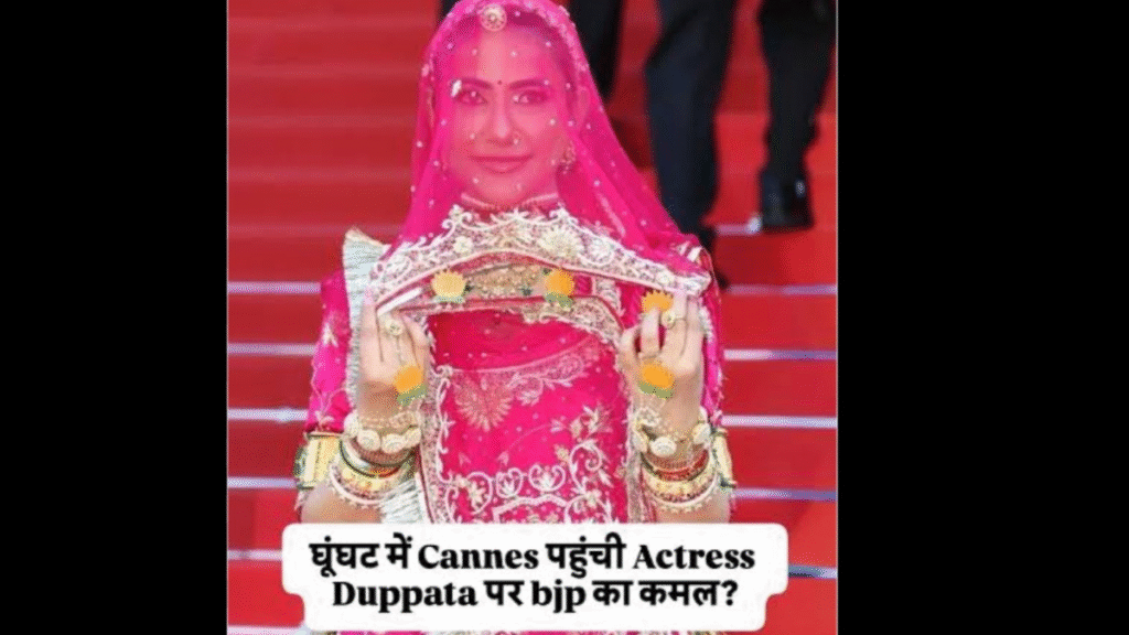 Cannes Look: Ruchi Gujjar arrived in veil, Cannes Fashion again in the news