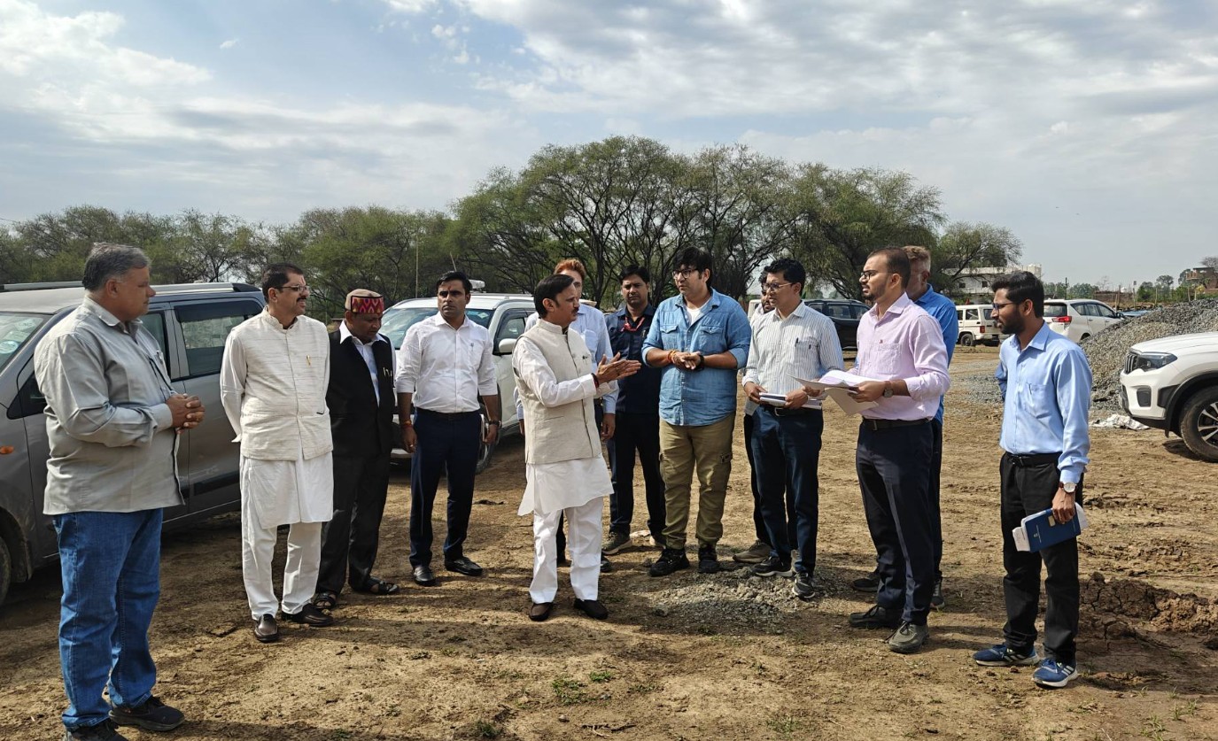 Deputy Chief Minister inspected the construction work of Sanskrit University in Rewa