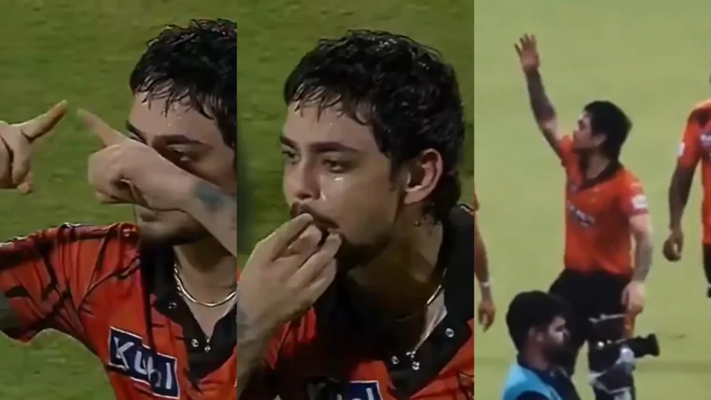 Ishan Kishan whistling gesture at Chepauk crowd after CSK vs SRH match IPL 2026