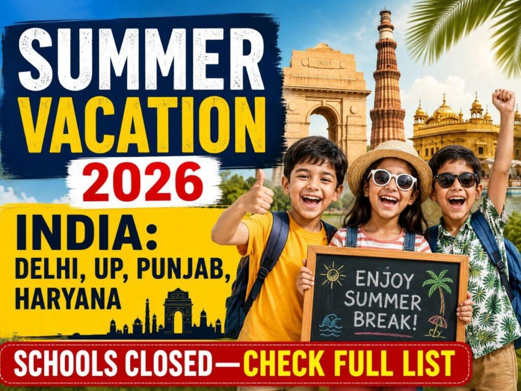 School Summer Vacation 2026 Announcement