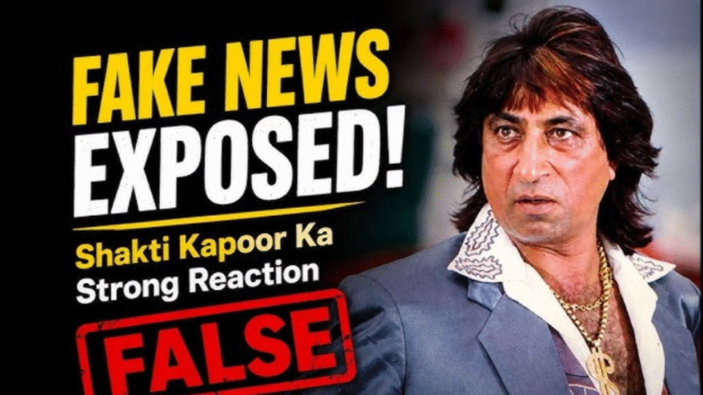 Shakti Kapoor's death news: Actor warns of legal action