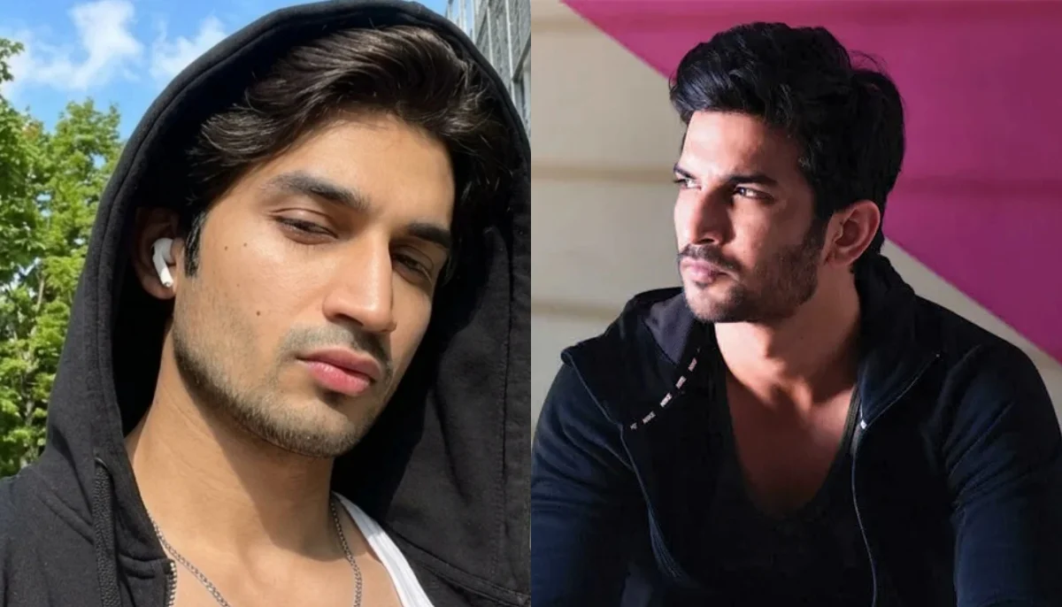 Sushant Singh Rajput lookalike man face comparison viral social media video