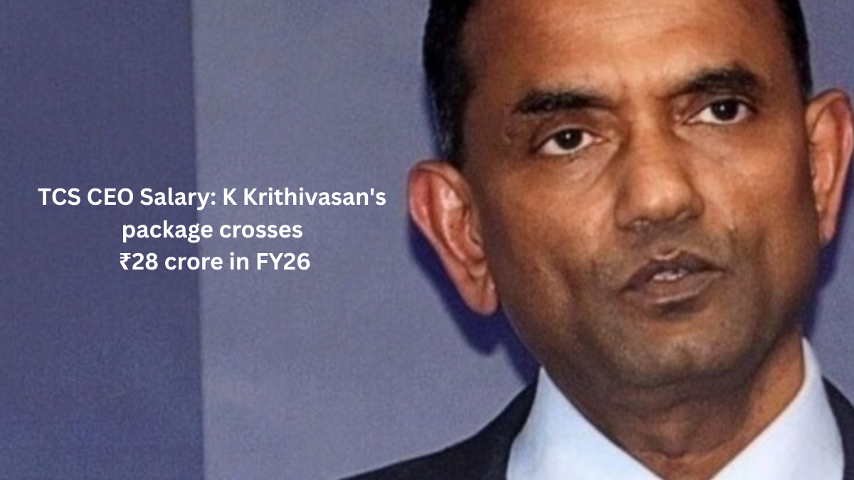K Krithivasan's package crosses ₹28 crore in FY26, know TCS CEO Salary