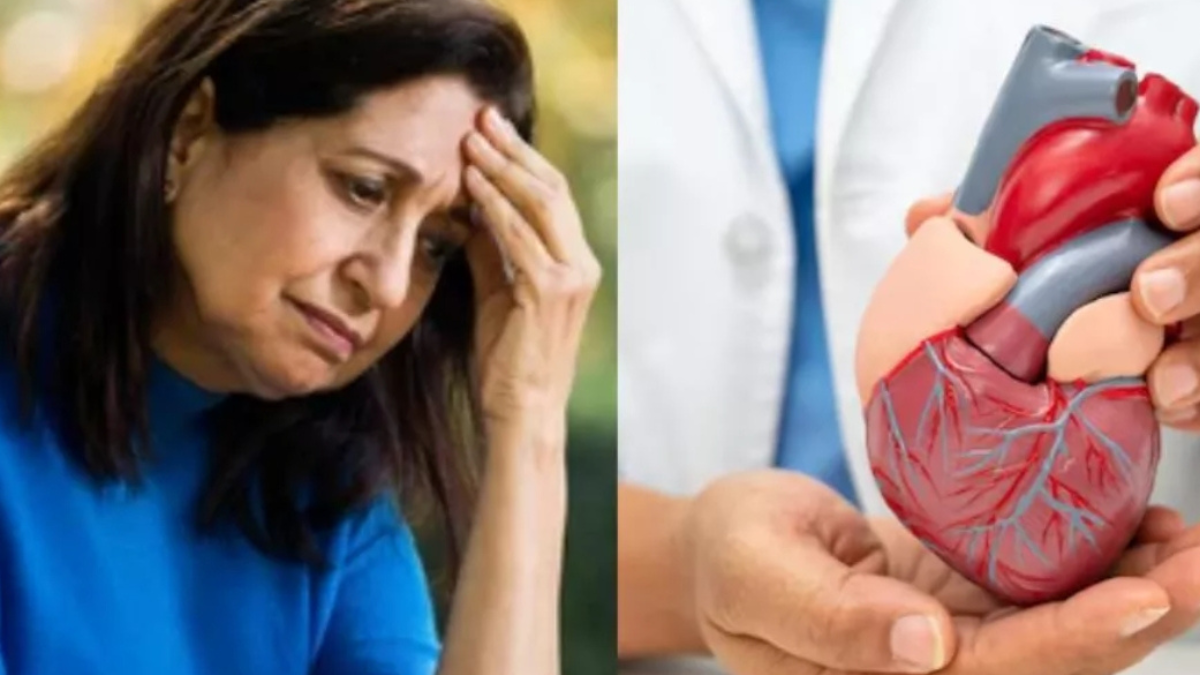 Why is heart health risk increasing after menopause?