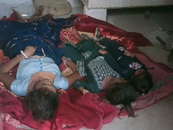 a mother and her three innocent daughters committed suicide by consuming poison