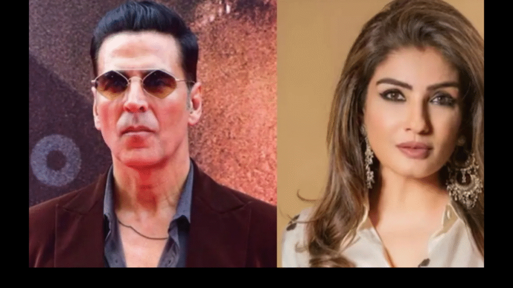 Akshay Kumar jokingly told Raveena, "You used to be a heroine, but now you're a mother..."