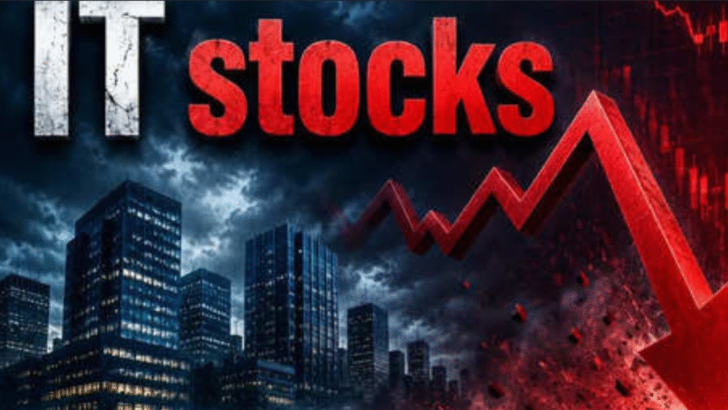 Accenture Earnings:Sell-off in IT stocks following Accenture earnings; pressure mounts on Sensex and Nifty.