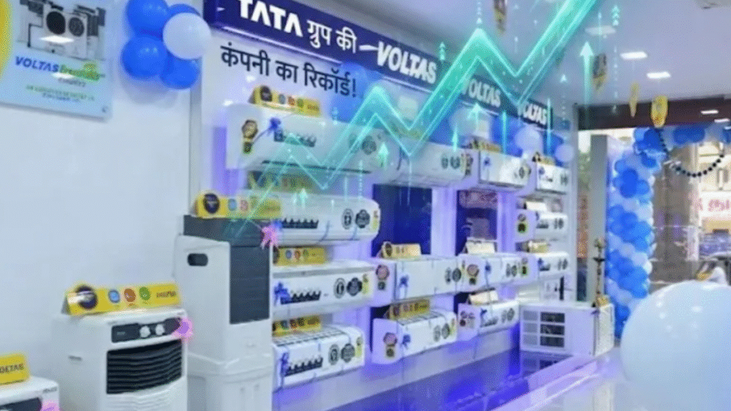 Voltas AC sales hit a record; shares surge 5% after selling 1 million units in 81 days.