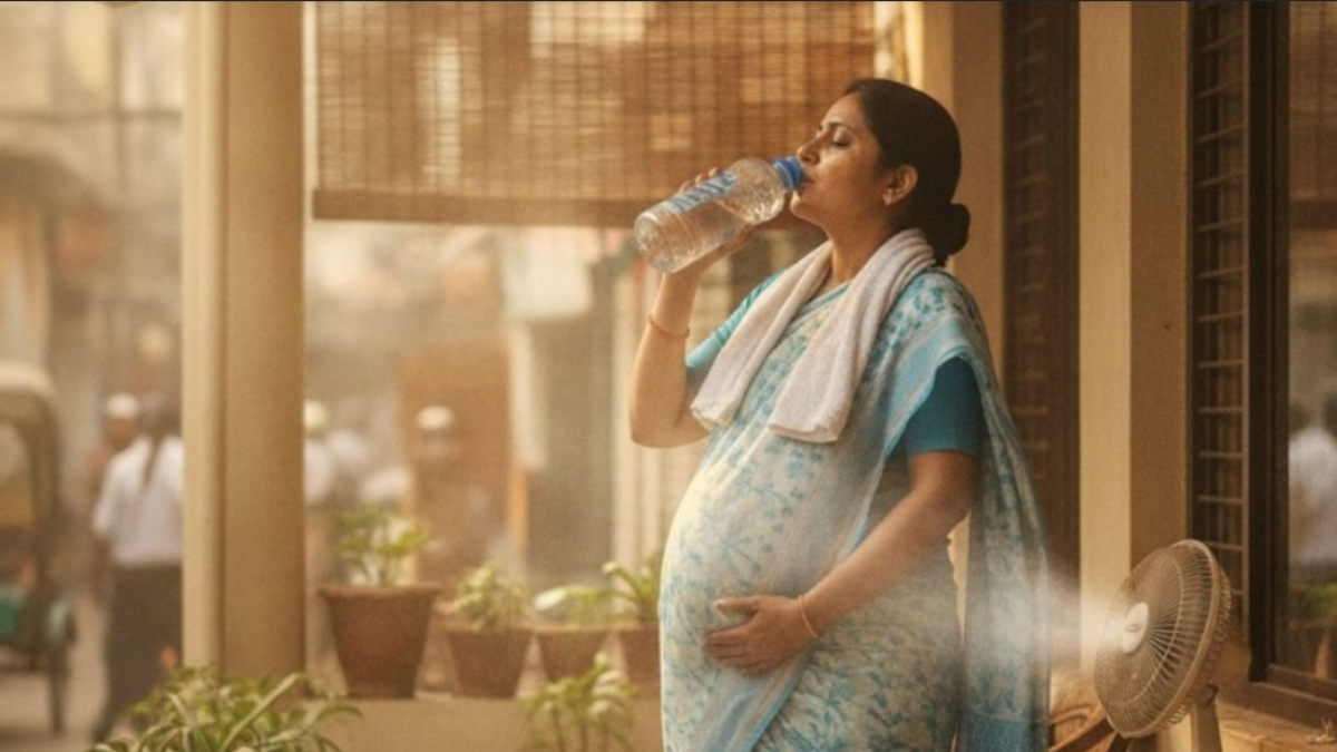 High temperatures during pregnancy can increase risks and potentially affect the baby's growth in the womb.