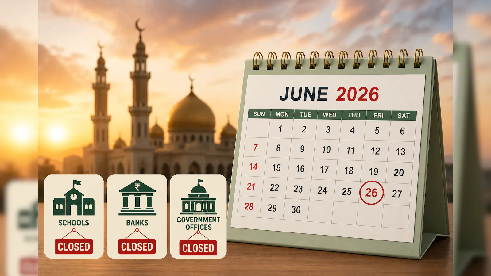 Muharram Bank Holidays 2026
