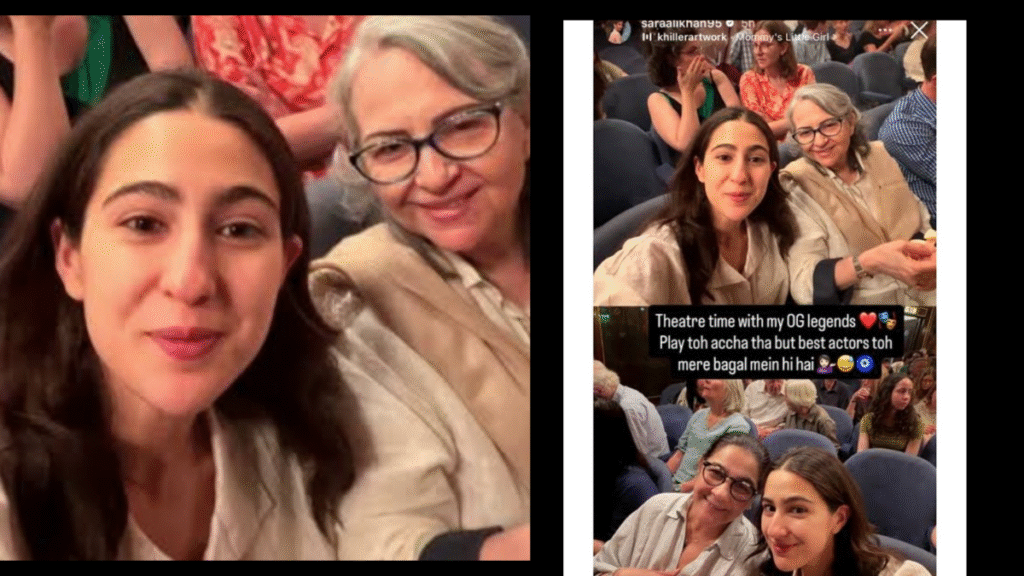 Sara Ali Khan's Family: Photos of Amrita Singh and Sharmila Tagore together; family outing becomes a talking point.