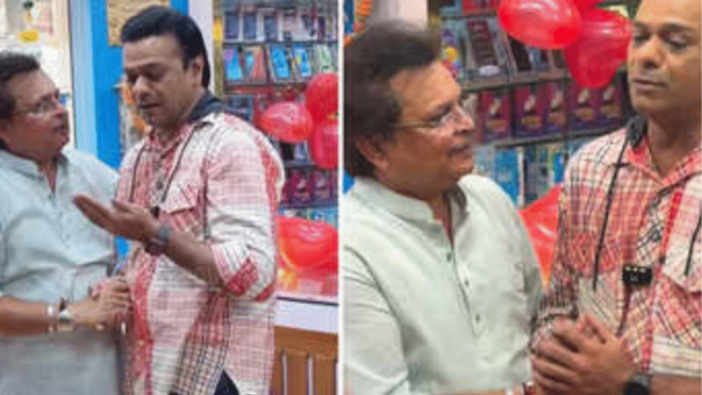 Tanmay Vekaria Bagha broke down in tears while remembering his mother during the shoot; filming was halted briefly.