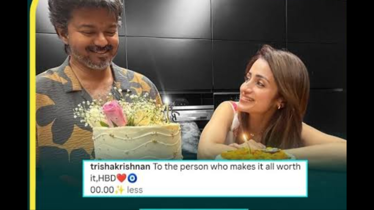 Trisha-Vijay Rumours: Delay in birthday post fueled speculation; full picture revealed later.