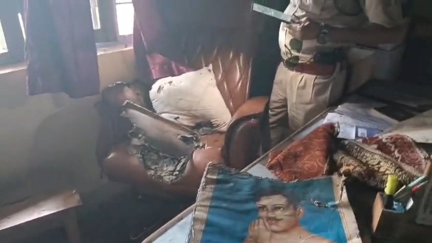 Mysterious fire at Rewa's Martand School