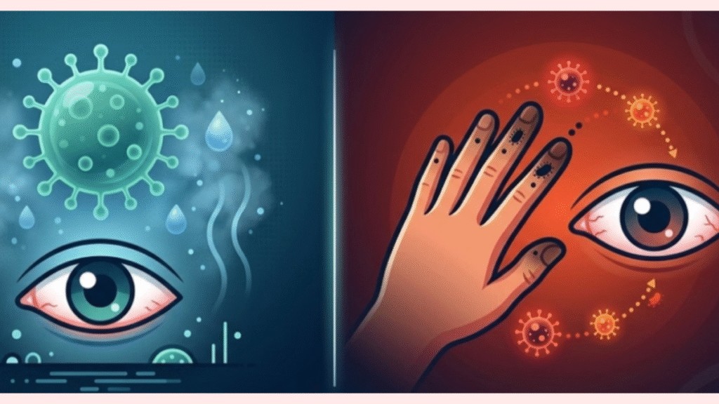 How to prevent eye infection during the monsoon? Learn about the symptoms, causes, and easy ways to stay safe.