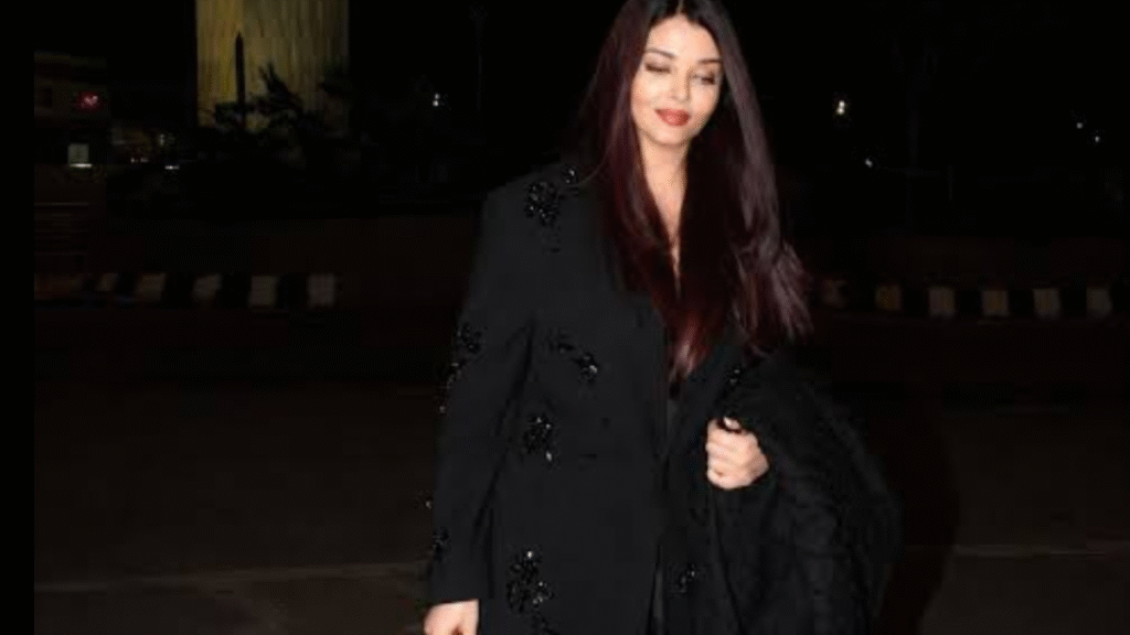 Aishwarya Rai's new airport look creates a buzz; her all-black style and transformation grab attention.