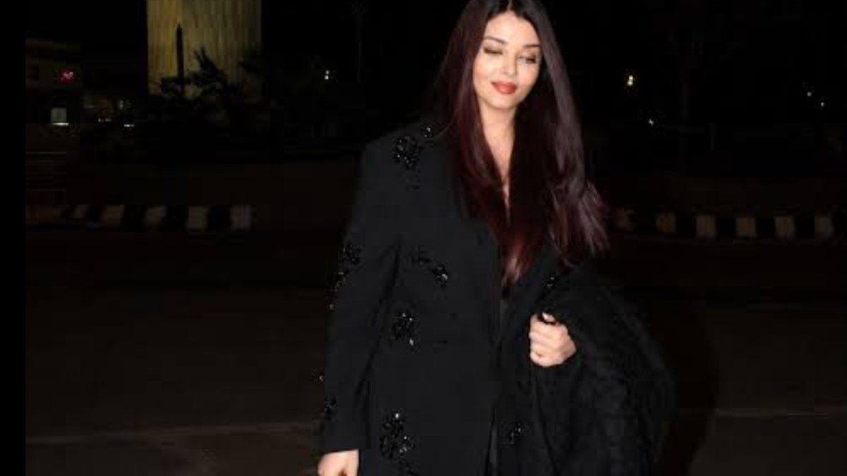 Aishwarya Rai's new airport look creates a buzz; her all-black style and transformation grab attention.