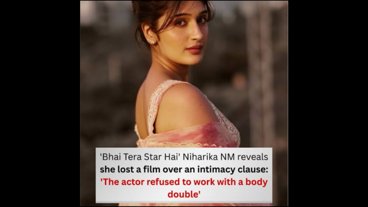 Niharika NM quit a film over an intimacy clause; makes a major revelation in an interview.