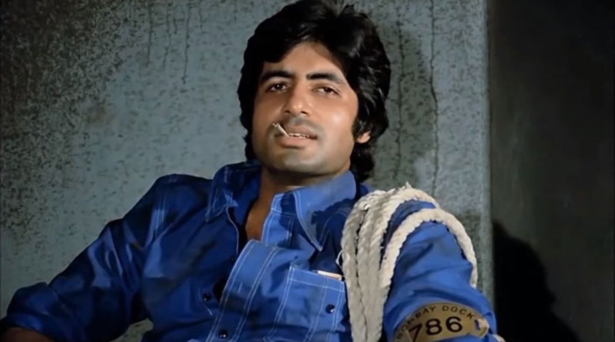 Amitabh Bachchan as the 'Angry Young Man'
