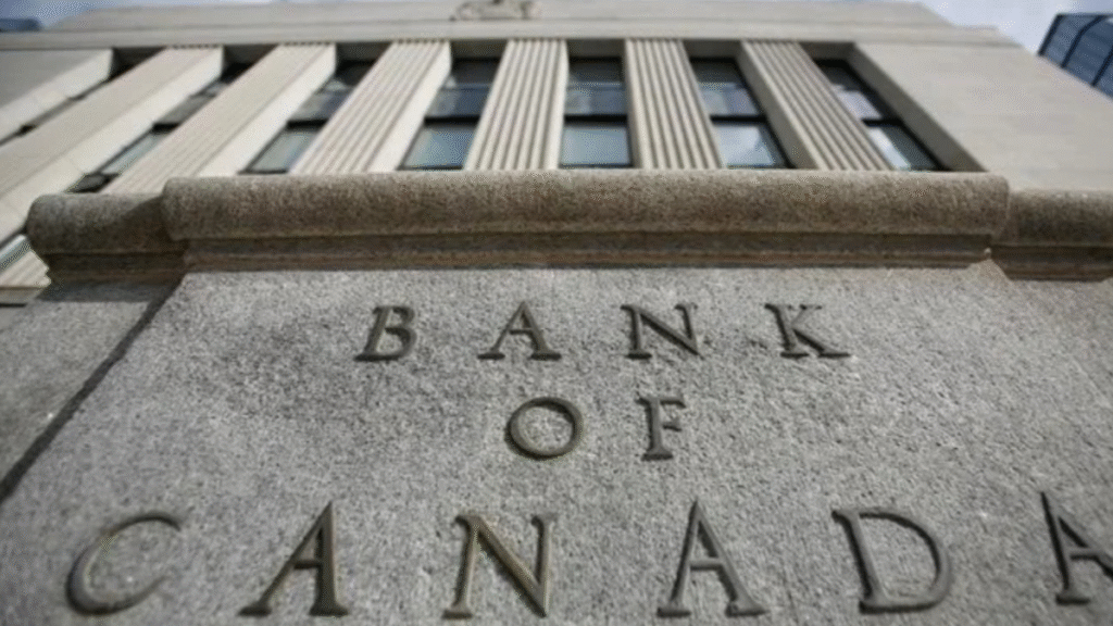 Bank of Canada holds interest rate at 2.25%; focus on inflation and global risks.