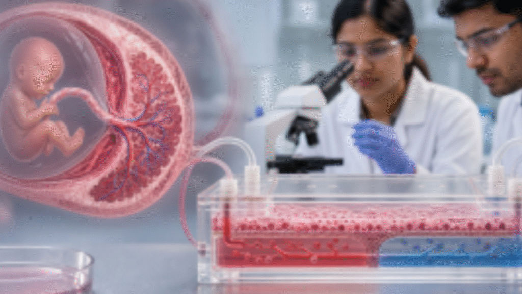 Indian scientists develop 'Placenta-on-Chip'; a major breakthrough in pregnancy research.