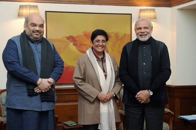 Kiran Bedi Advice to PM Modi Amit Shah