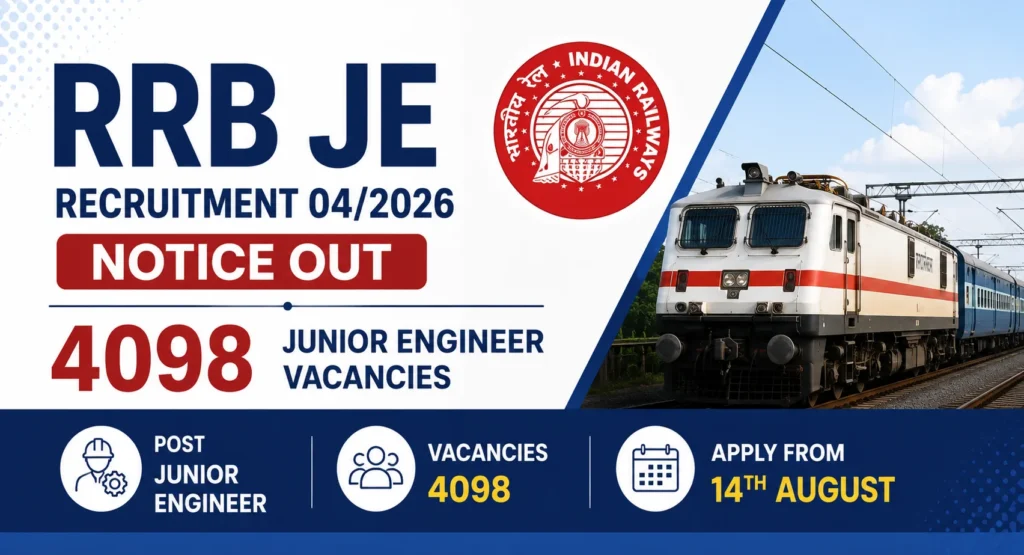 RRB JE 2026 Recruitment