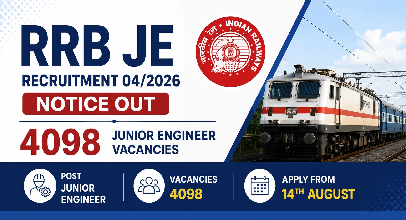 RRB JE 2026 Recruitment
