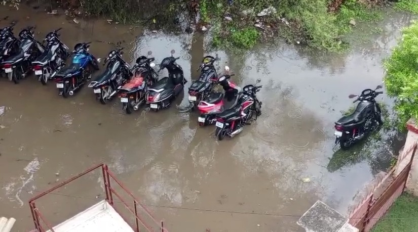 Strong arrival of the monsoon in the Vindhya region