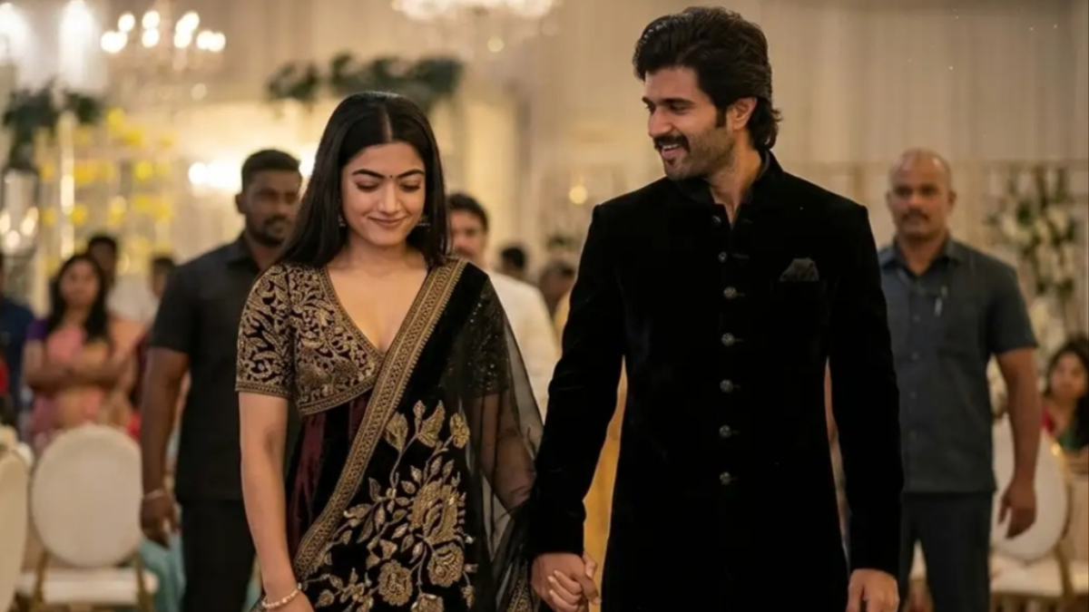 Rashmika Mandanna Anarkali: Rashmika dazzles in an ₹89,900 dress.