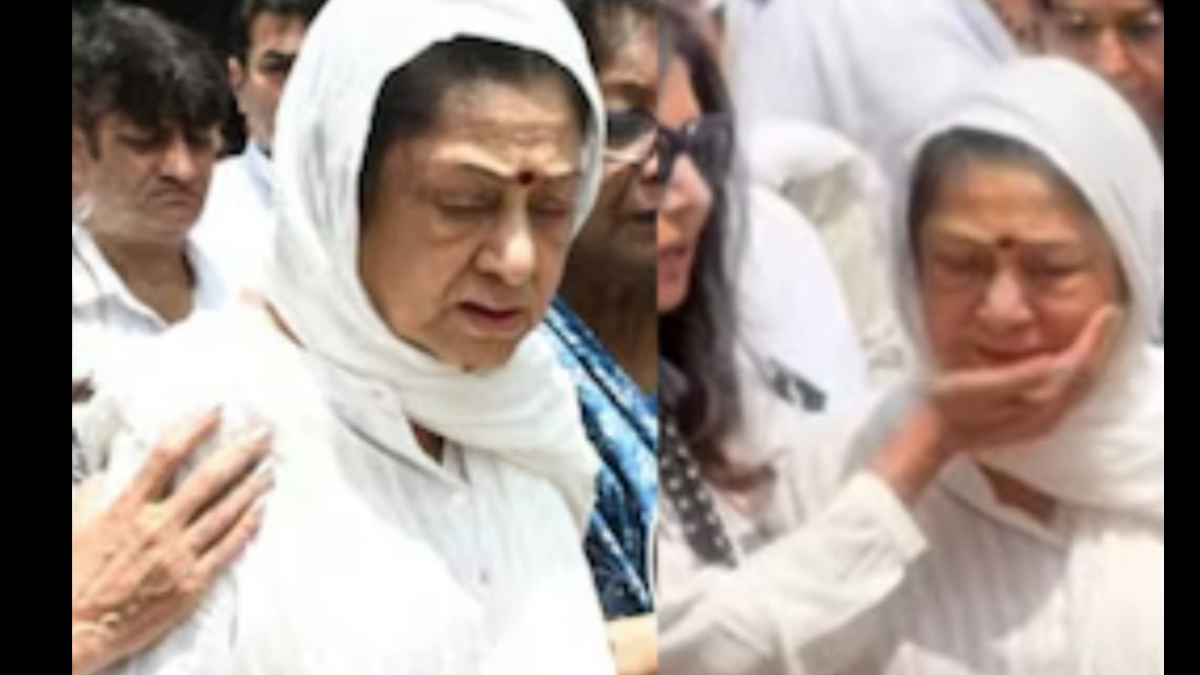 Aruna Irani gets emotional at Kuku Kohli's funeral; these stars attended.