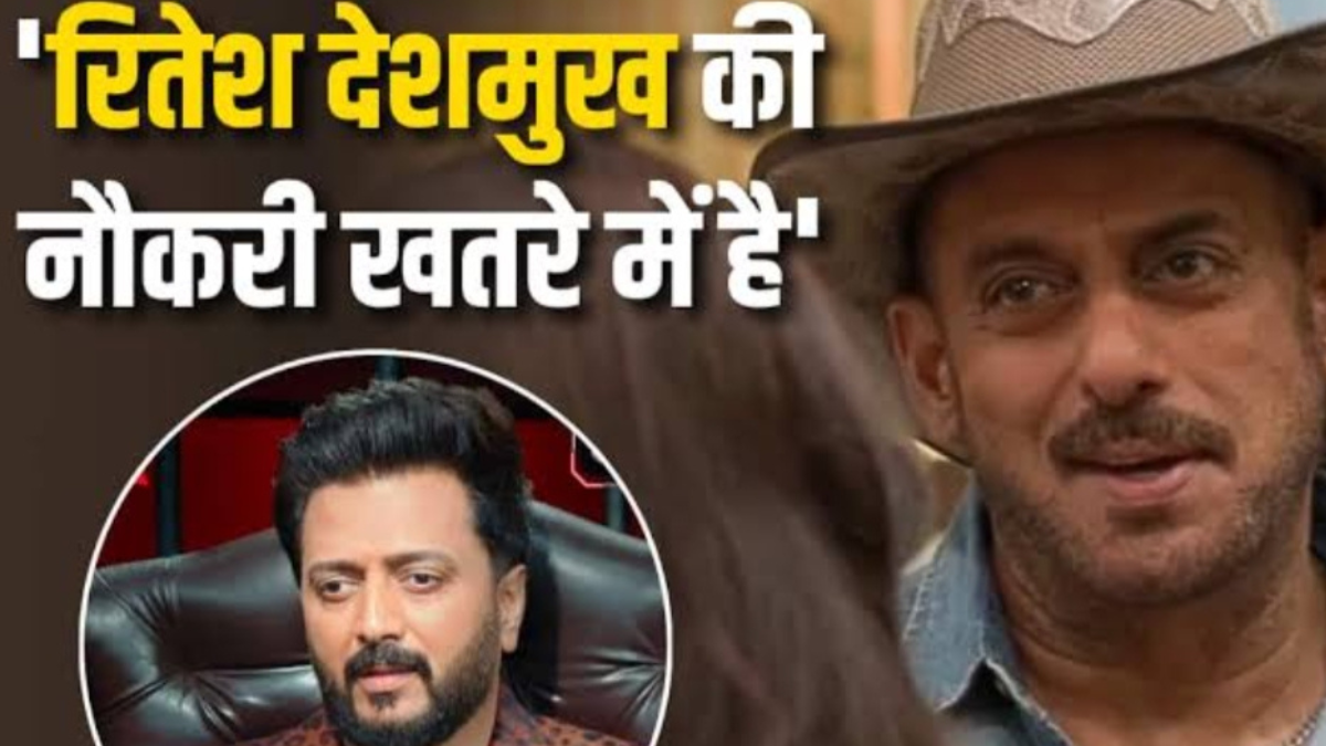 Salman Khan met Sohail Khan at the 'Alliance' show and made a witty comment about Riteish Deshmukh.