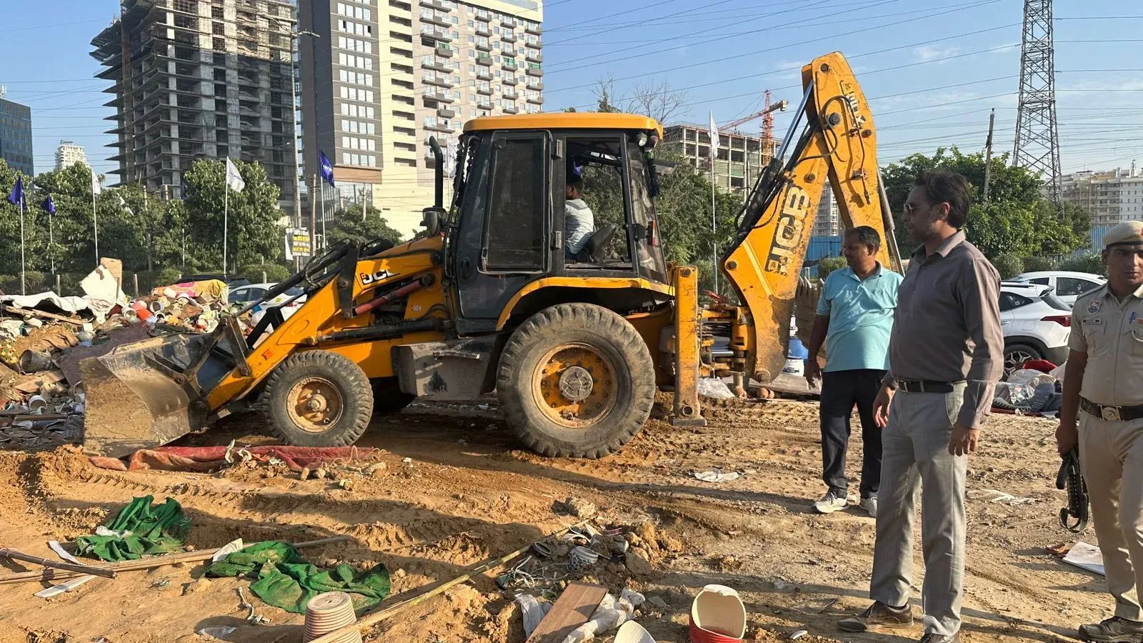 GMDA Anti Encroachment Drive Gurugram