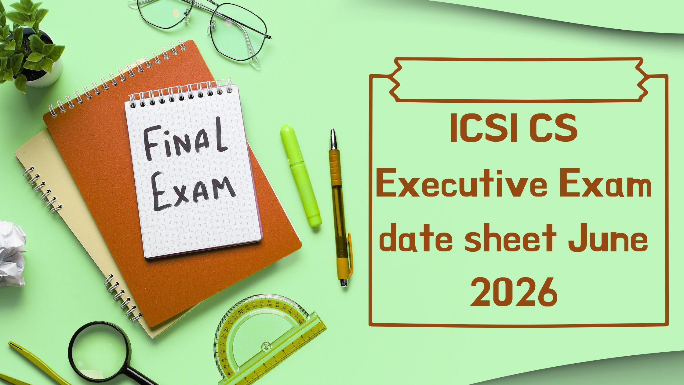 ICSI CS June 2026