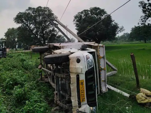 Two drivers critically injured in separate road accidents in Sidhi district.