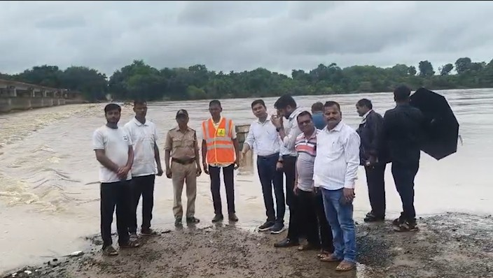 Flood situation in Rewa's Tyonthar