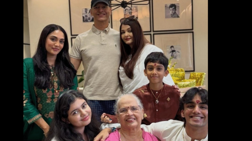 Aishwarya Rai's Raksha Bandhan photos go viral; Aaradhya also seen.